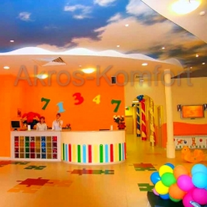 Фотопечать на натяжных потолках - Фото