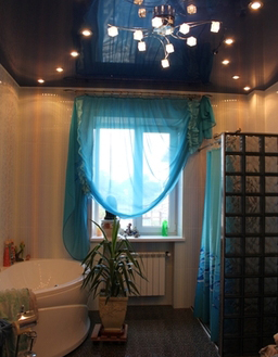 Натяжной потолок в ванну, кухню Натяжной потолок в ванну, кухню