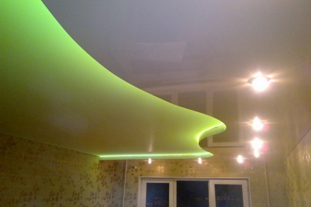 Натяжные потолки со светодиодной подсветкой Натяжные потолки со светодиодной подсветкой